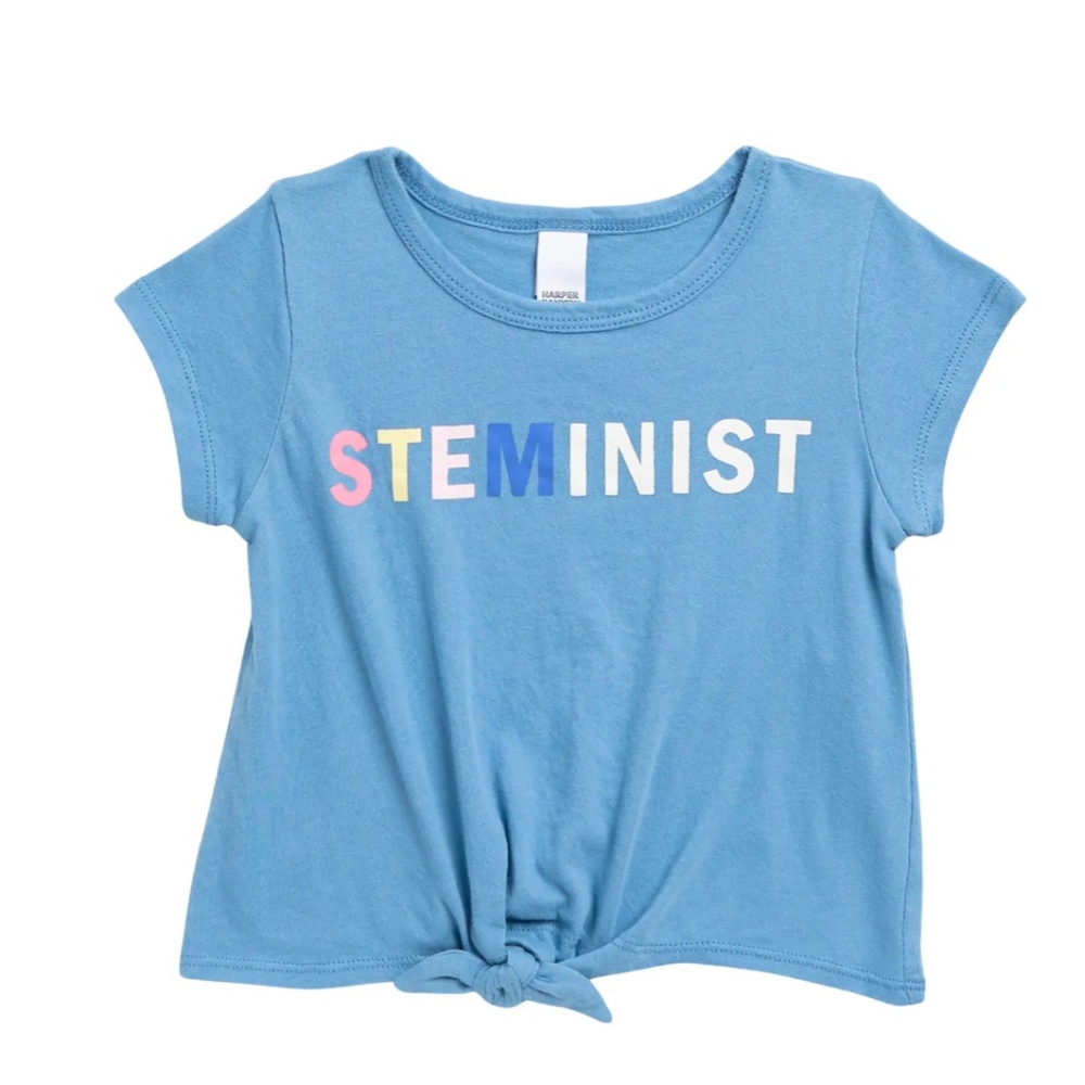 Kids Tie Front Graphic Tee